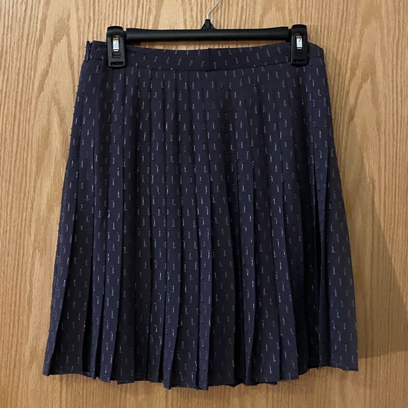 GREY ANN TAYLOR SKIRT PETIT - Picture 1 of 3